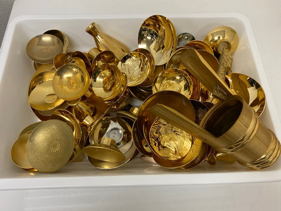 3-3182 K24GP他・金盃等まとめ　約7.5kg