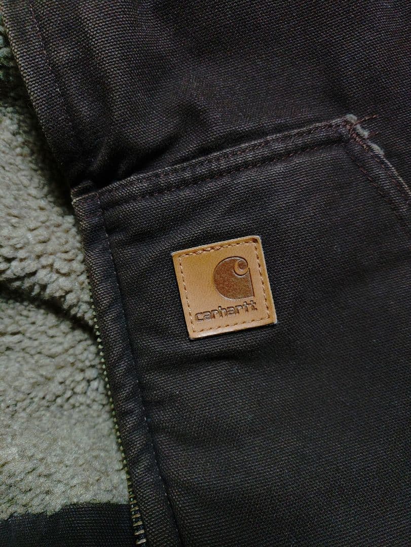 ⬛Carhartt❐ダックベスト【ブラウン】