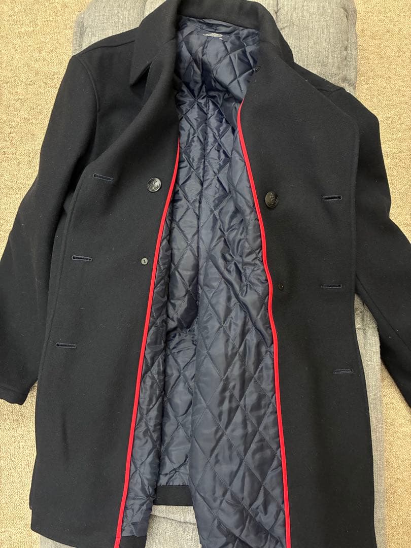 J.PRESS ジェイプレス　Pコート ネイビー　メンズ XL ピーコート