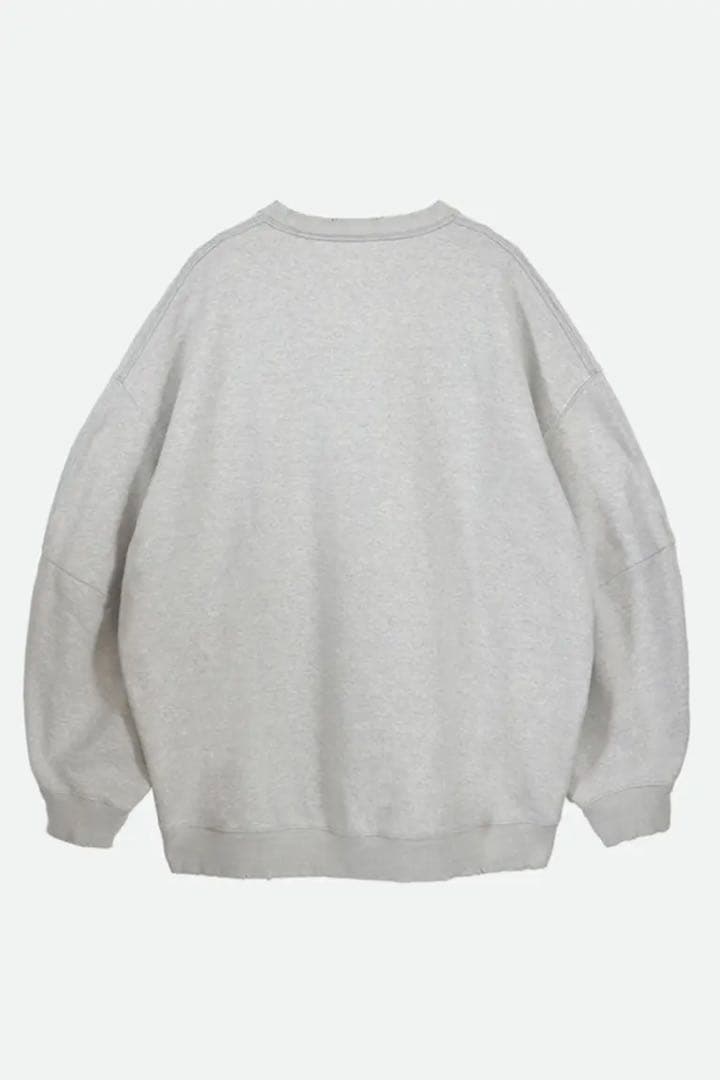 NOUNLESS OVER SWEAT TOPS ナウンレス スウェット グレー