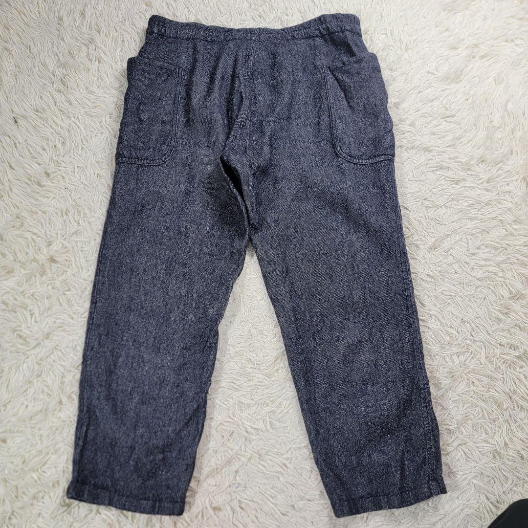 美品　COMOLI コモリ　ウールリネン　セットアップ　インディゴグレー 春夏秋