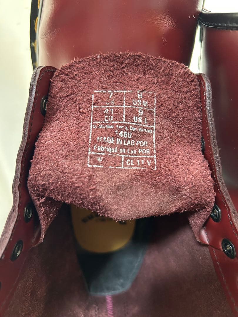 ドクターマーチン 8ホールブーツ チェリーレッド UK7.0(26cm)