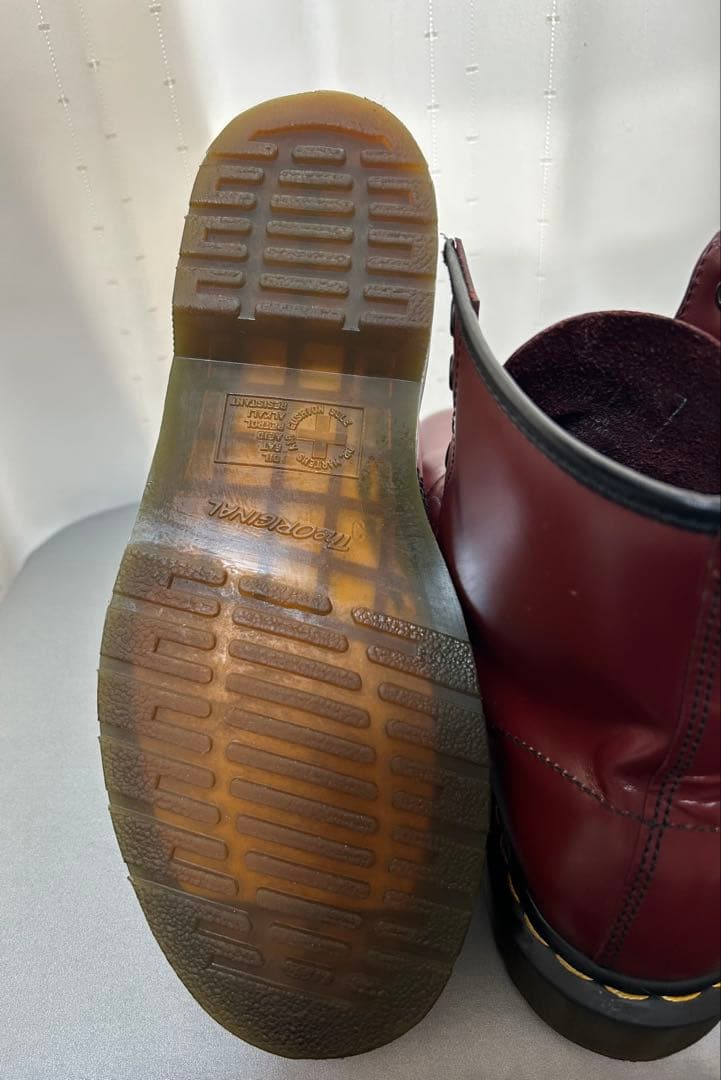 ドクターマーチン 8ホールブーツ チェリーレッド UK7.0(26cm)