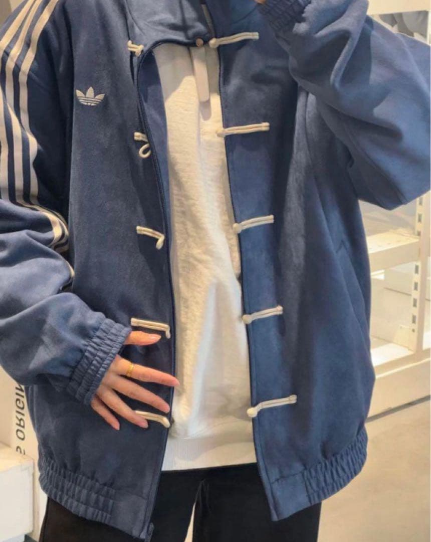 adidasアディダス 中国限定 蛇年トラックジャケット ネイビー XXLサイズ