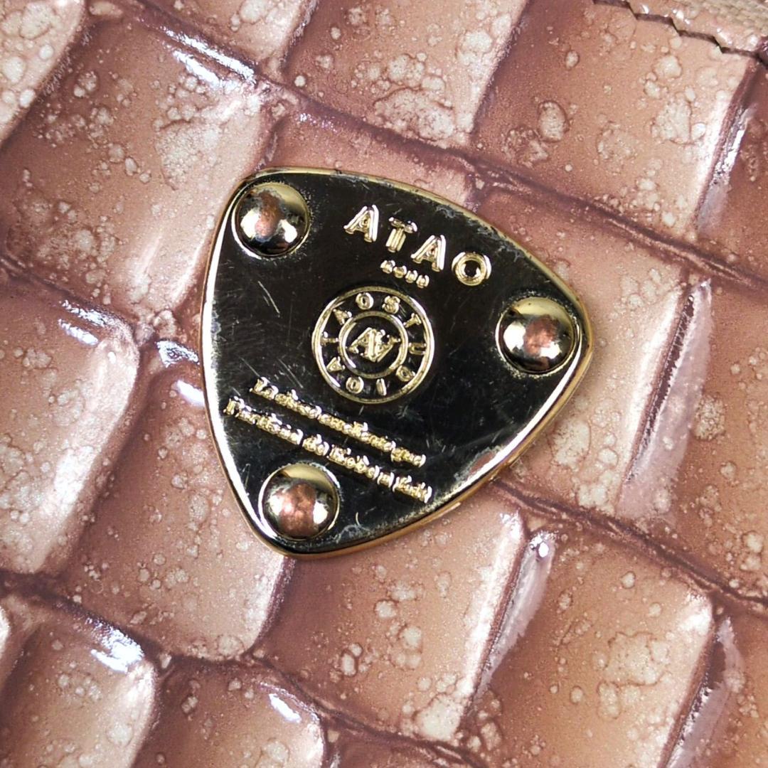 ATAO アタオ クラリティ スリモ 財布 コージーピンク 金ロゴ