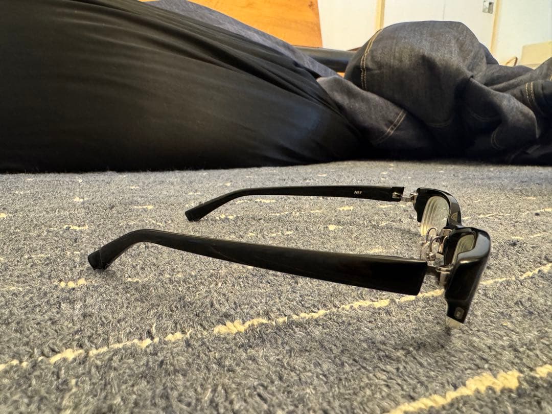 999.9 フォーナインズ　ハーフリムメガネ