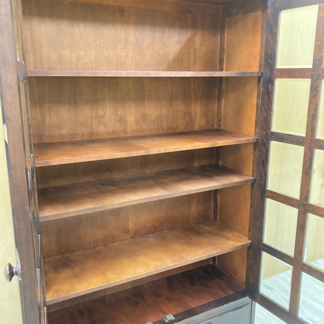 北海道民芸家具 ブックケース 本棚 書棚 収納棚 キャビネット 飾り棚