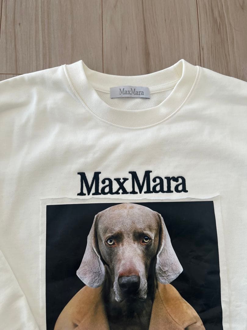 MaxMara 犬プリント スウェット　Sサイズ