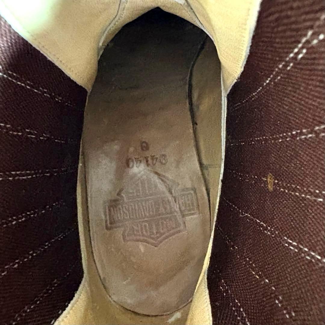 HARLEY-DAVIDSON■ウエスタンブーツ✨リング サイドゴア スチール