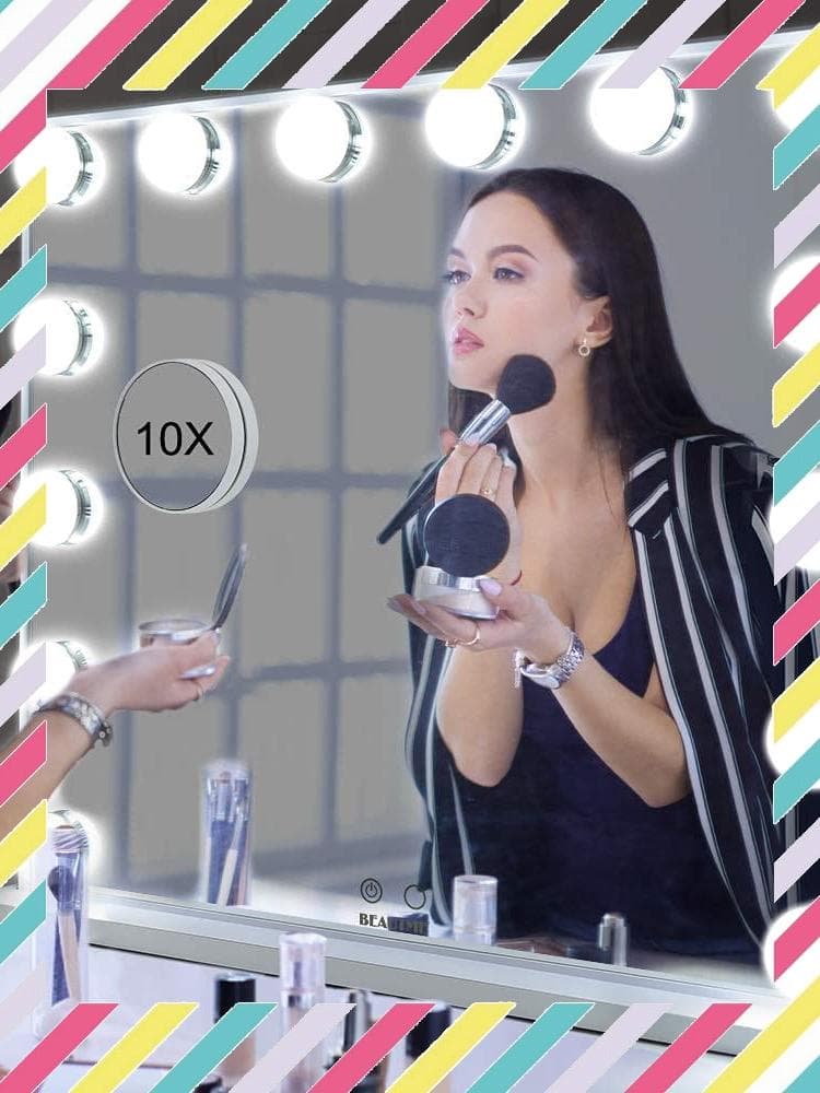 卓上/壁掛け LEDハリウッドミラー