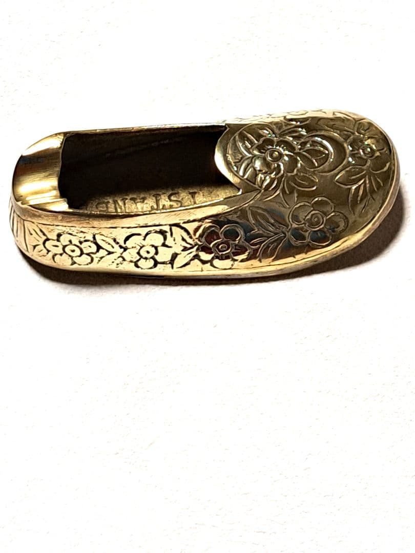 ISTANBUL 真鍮ポケット灰皿　ヴィンテージ　スリッパ