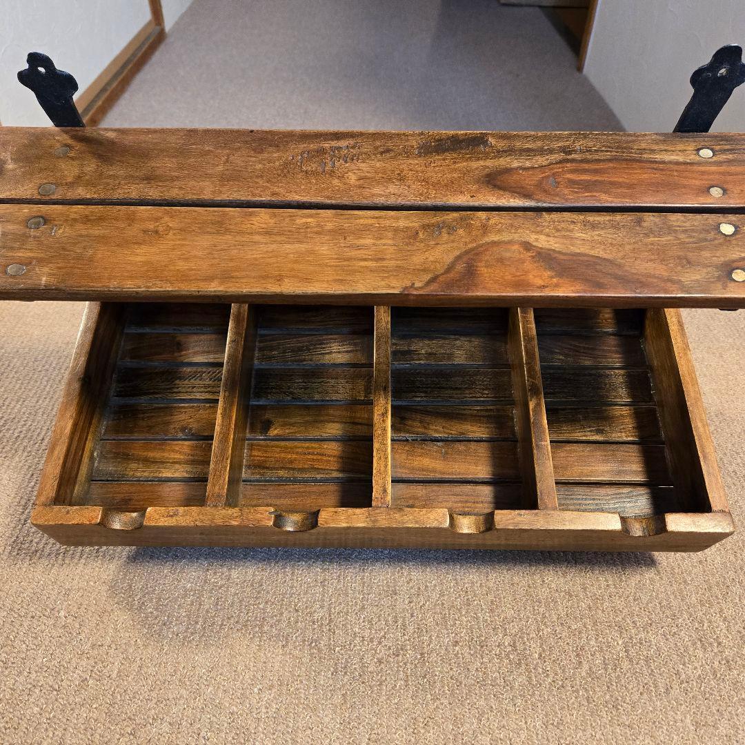 アンティーク家具 壁掛けワインラック グラスハンガー