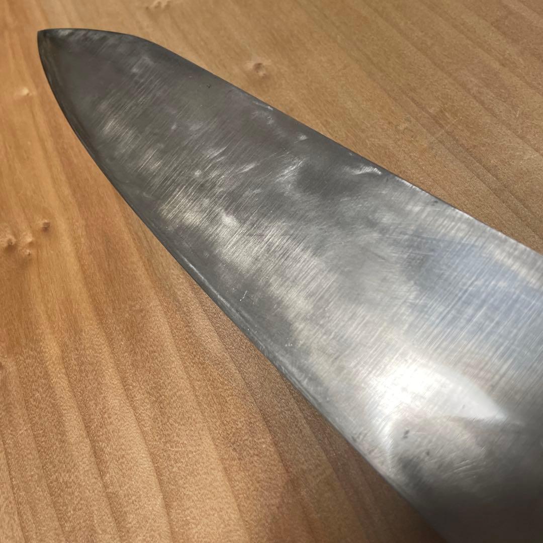 刀匠武蔵国光月作　日本鋼牛刀尺一