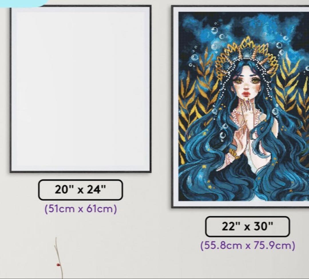 【未開封】DACダイヤモンドアートクラブ The Mermaid Empress