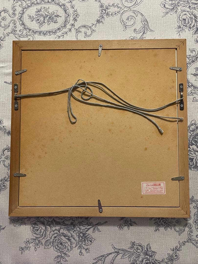 Fujino 水彩画 花瓶の花 絵画