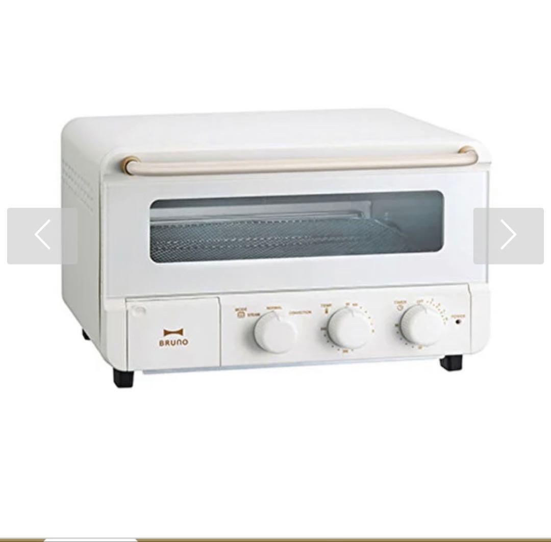 BRUNO スチーム＆ベイクトースター ホワイト