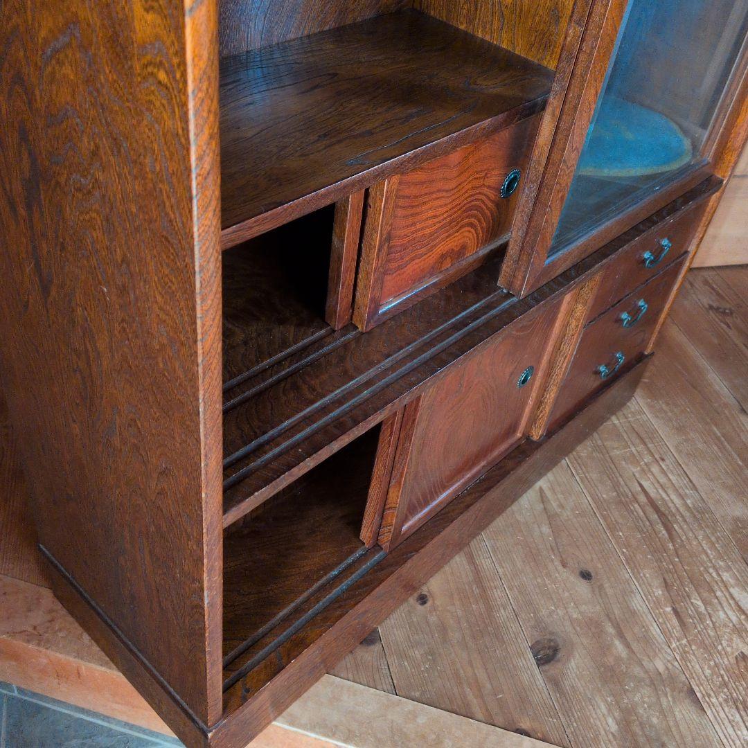 水屋箪笥　食器棚　茶棚　和家具　飾り棚　茶箪笥　収納