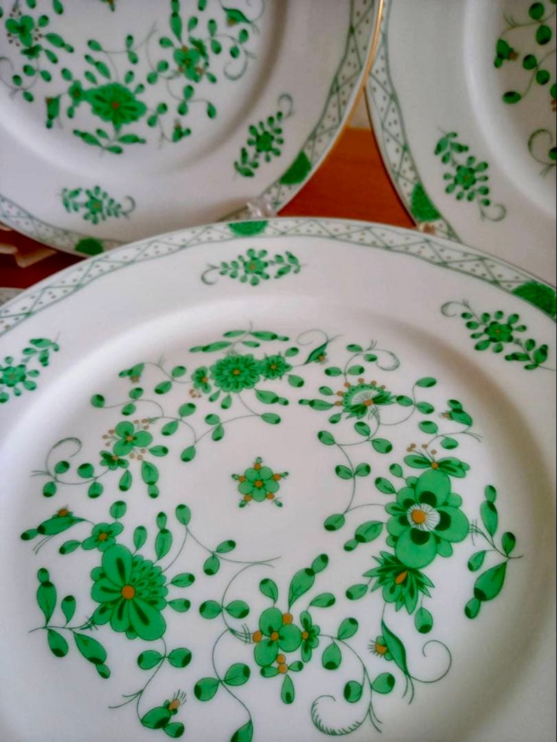 極美　レイノー　リモージュ インドの華　５枚　フランス