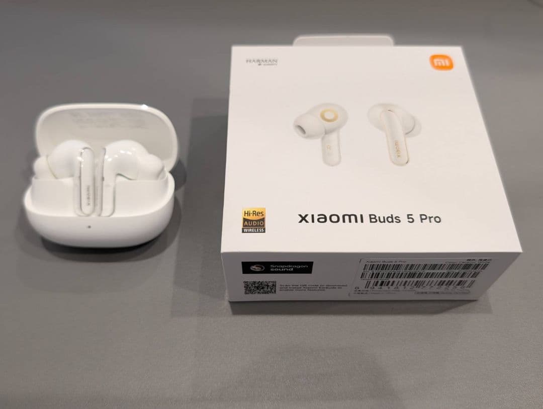 Xiaomi buds 5 Pro ワイヤレスイヤホン ホワイト