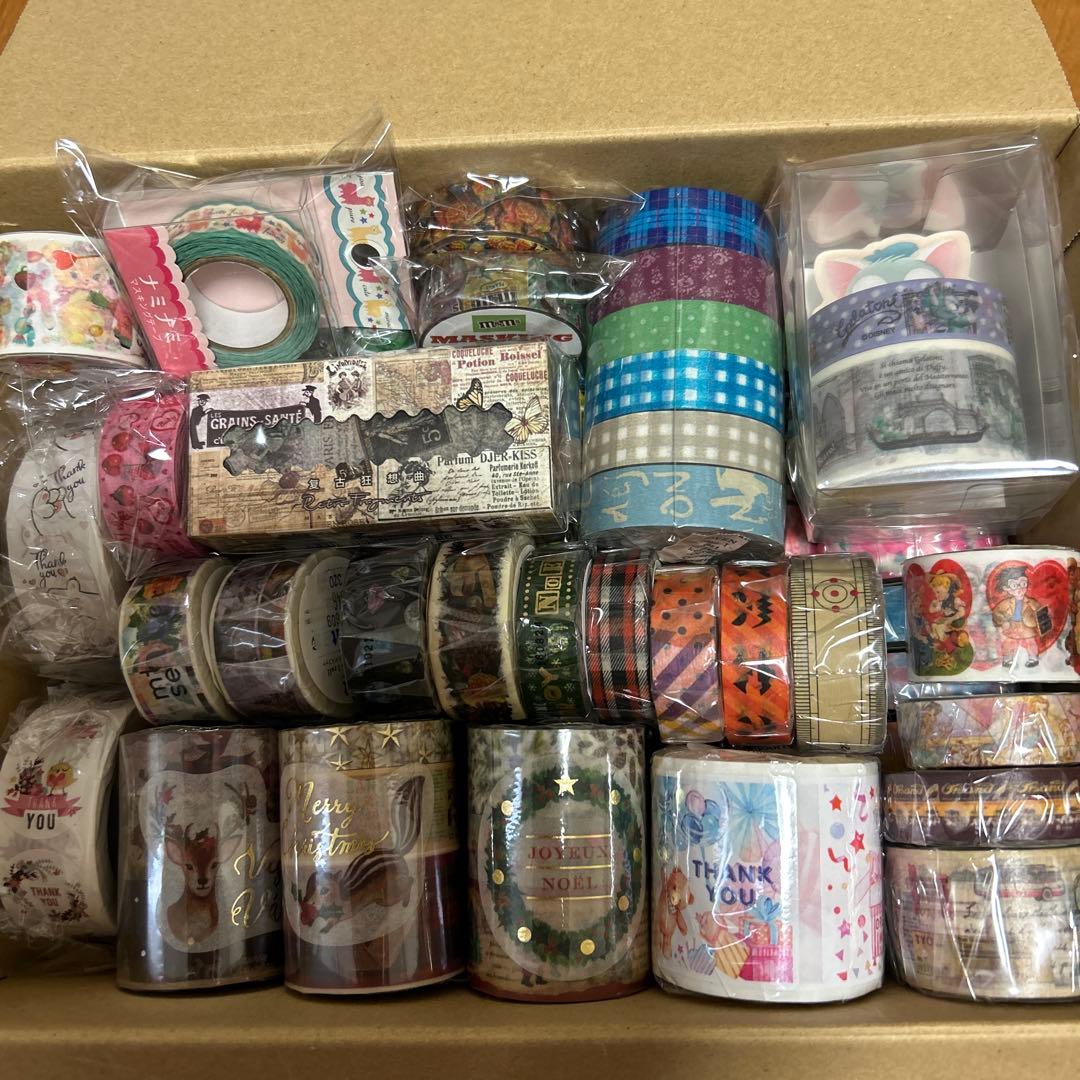 マスキングテープまとめ売り★新品未使用品⭐️紙モノ大量