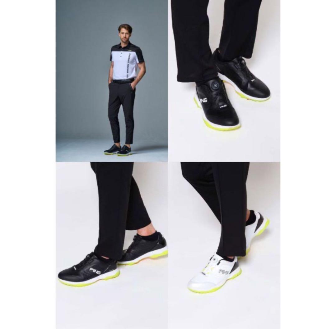 【新品】PING／ゴルフシューズ／25cm