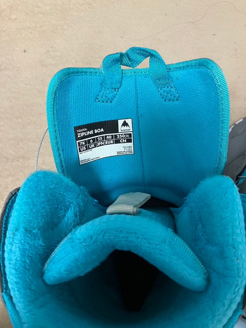 バートン　 BOA 　女性用　ジュニア用　スノーボードブーツ 　25cm