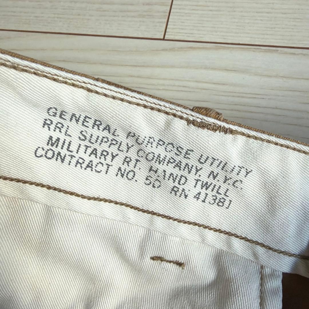 カ*ル様 定価5万　極美品RRL ワークパンツ　チノパン　W30 W84 ラルフ