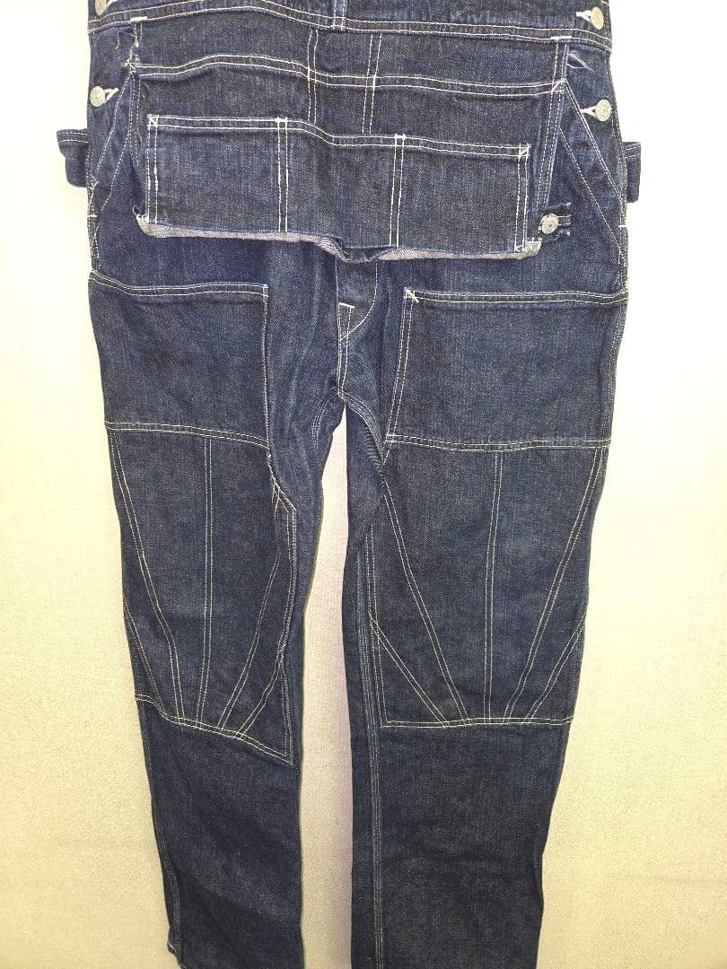 ★値下げ★希少★EVISU エヴィス カンガルー デニムオーバーオール 34