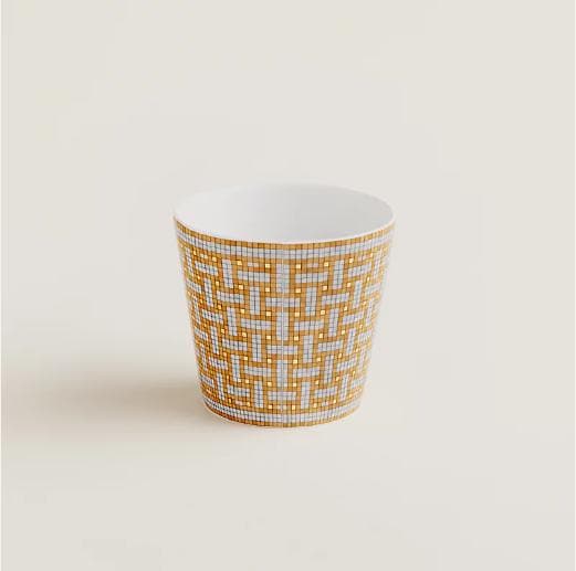 エルメス　ゴブレット 〈モザイク 24〉 ゴールド2客セット　新品未使用品