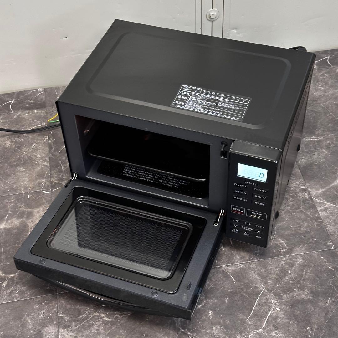 ◯送料込！2023年製アイリス フラットオーブンレンジ KMO-F1810-B