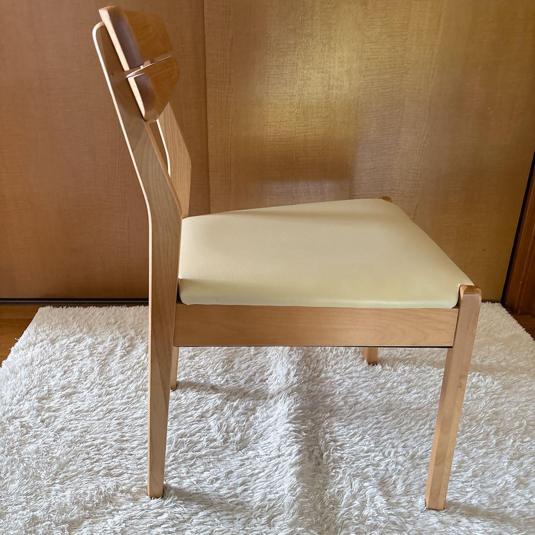 しまりえ 様リクエスト品 2脚セット】ニトリ アルナス ダイニングチェア 天然木