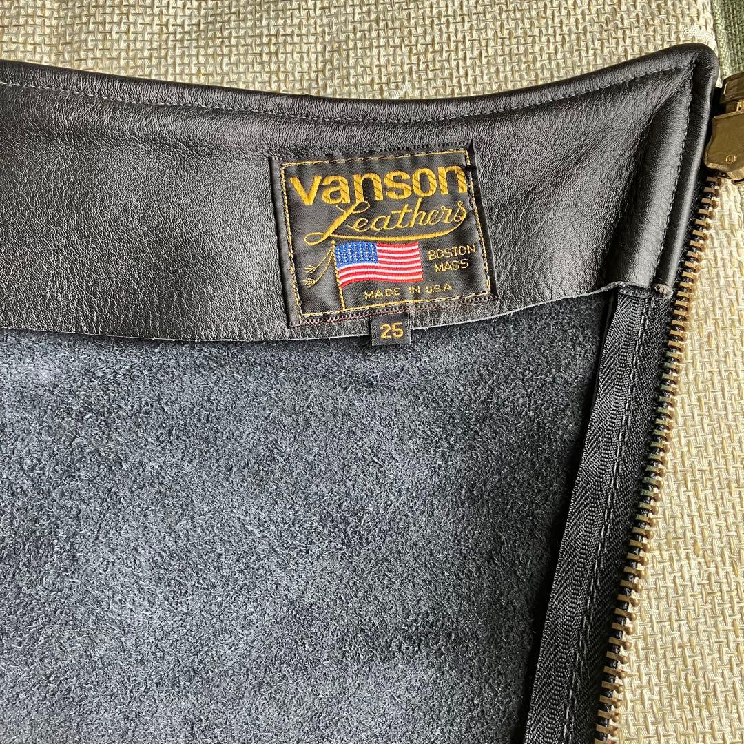 【177cm83kg】レア！ ？アメリカ製 バンソン レザーチャップス