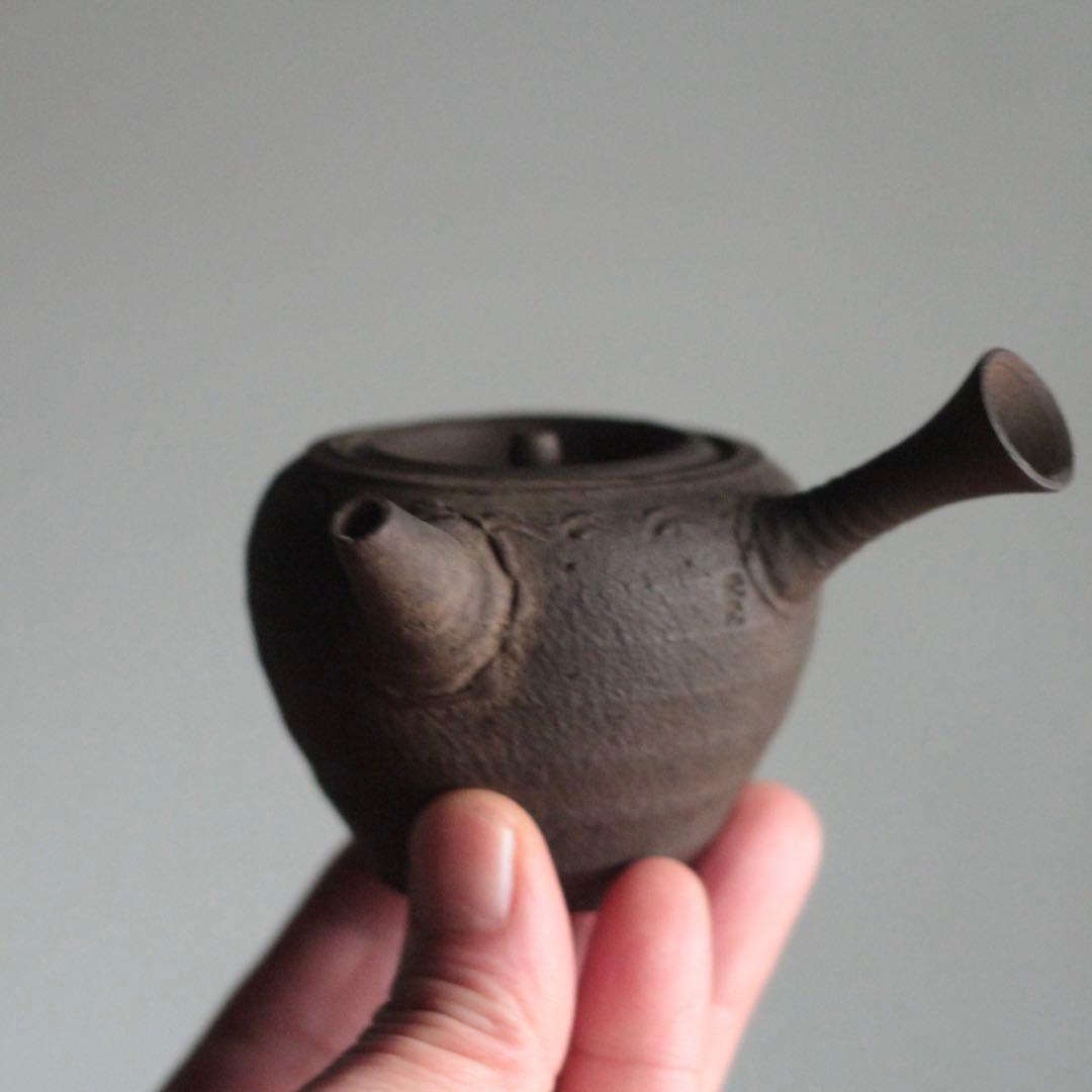 常滑 水野元光 南蛮 横手 急須 煎茶道具 古美術 古道具 幕末〜明治