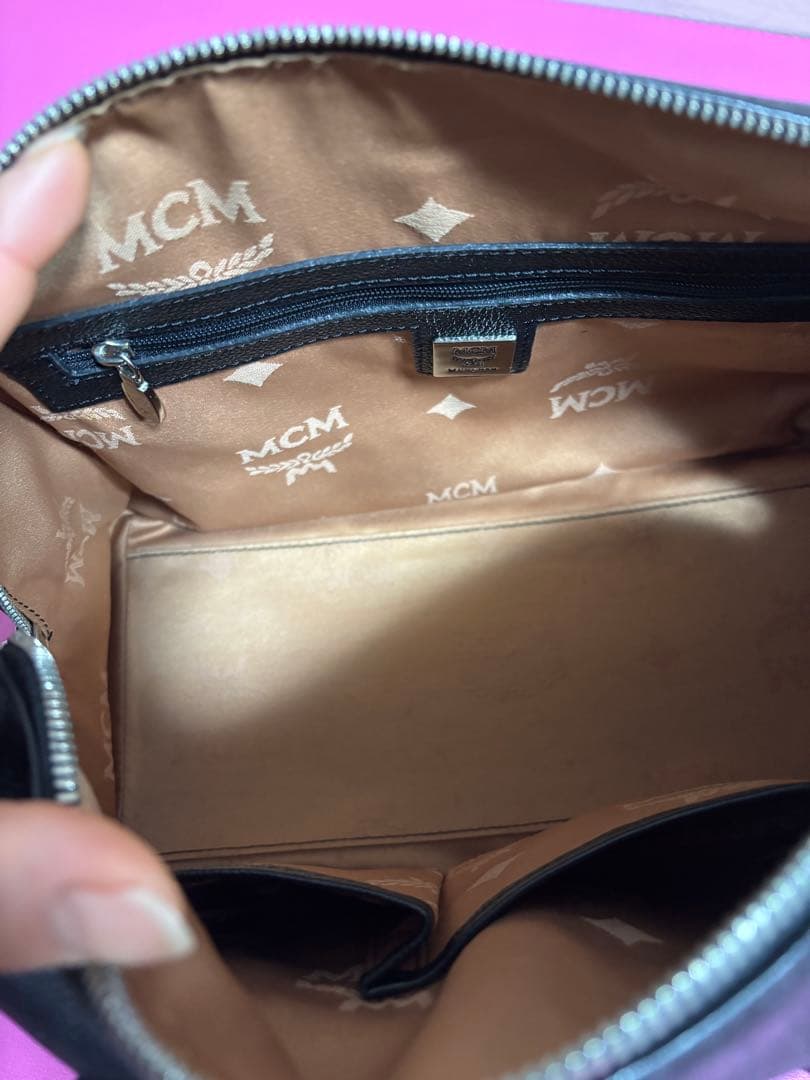 MCM ミニボストンバッグ　ブラック