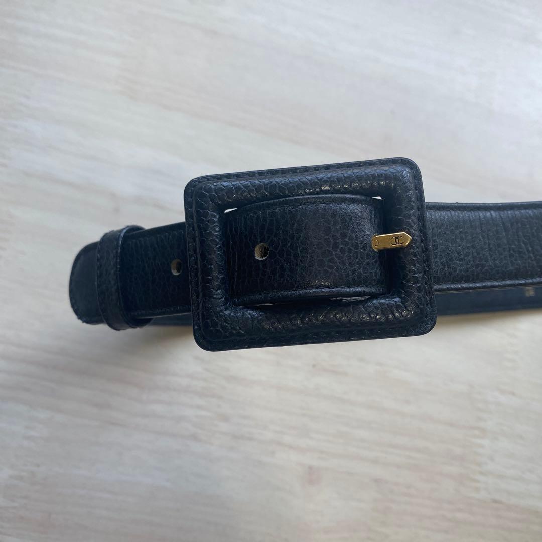 CHANEL ココマーク ウエストバッグ ウエストポーチキャビアスキン ブラック