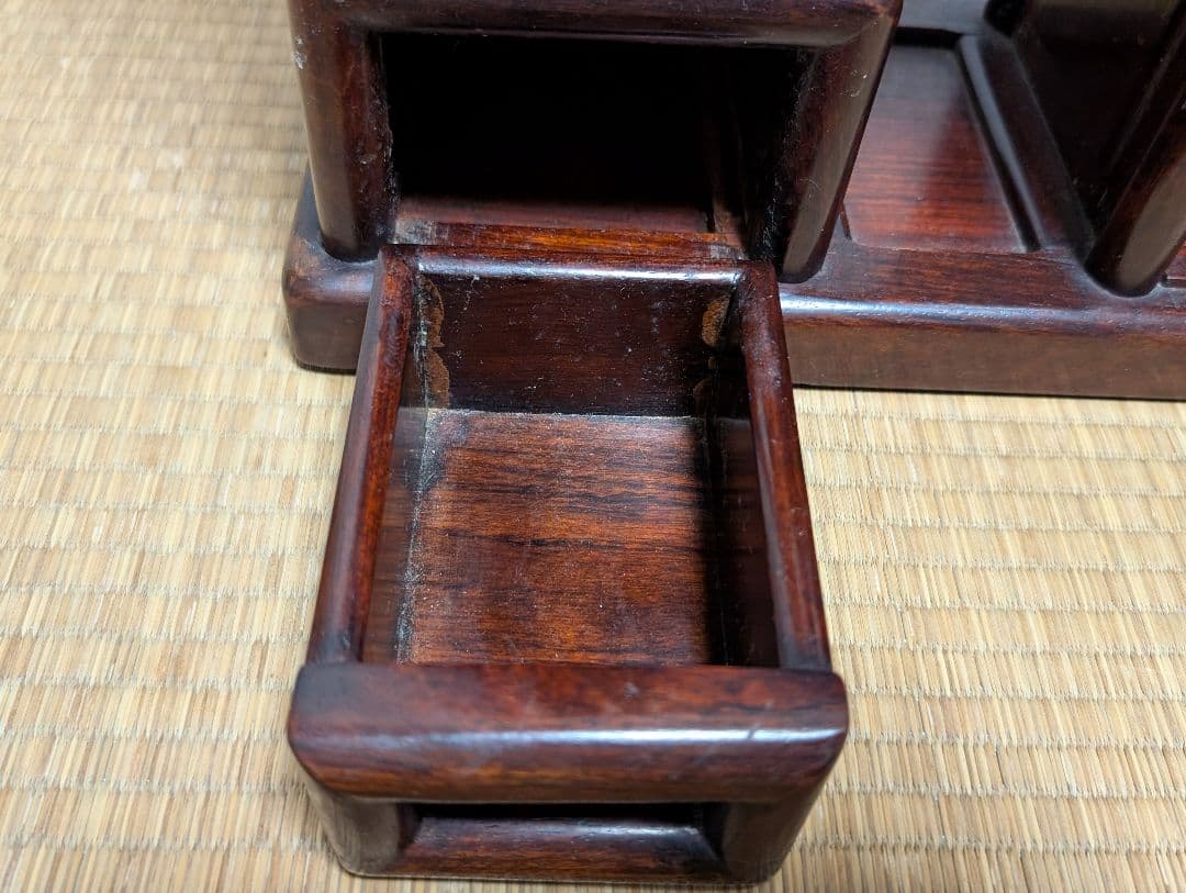 唐木　飾り棚　古家具　箪笥