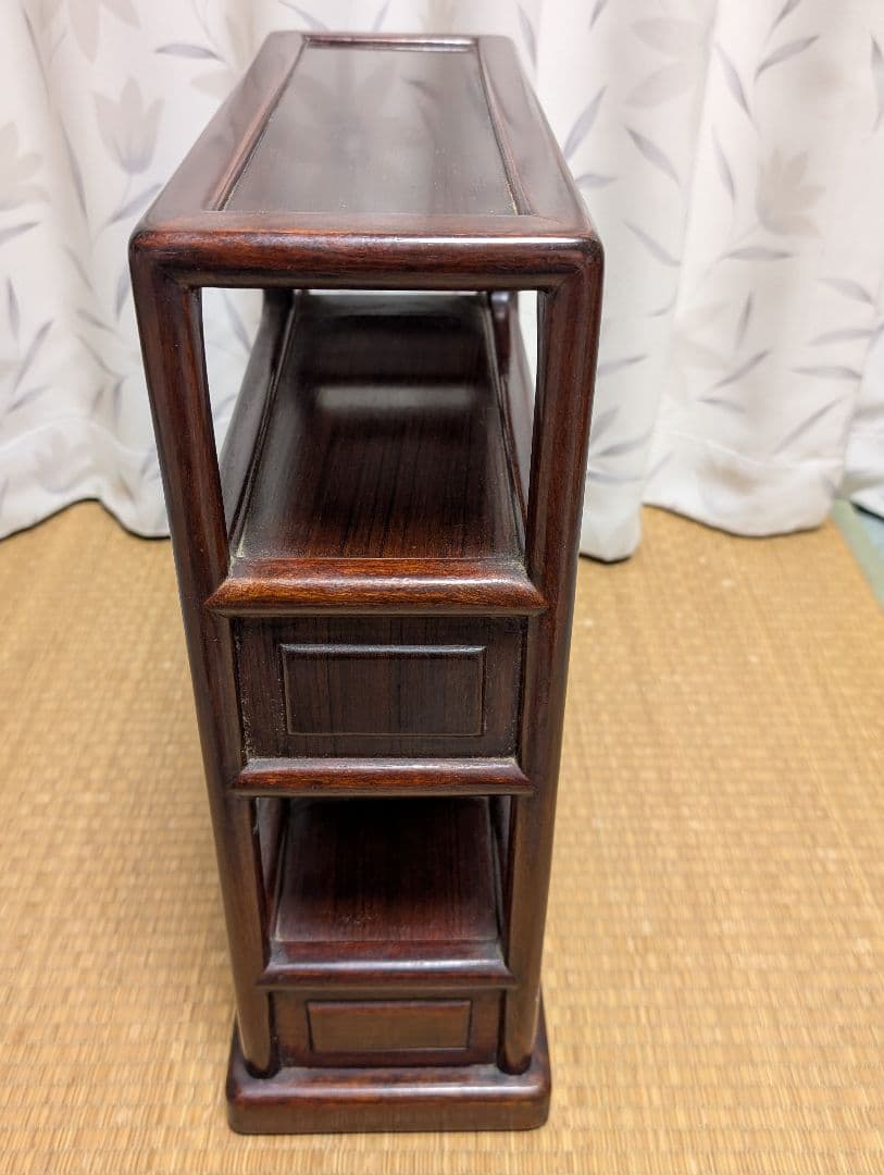 唐木　飾り棚　古家具　箪笥
