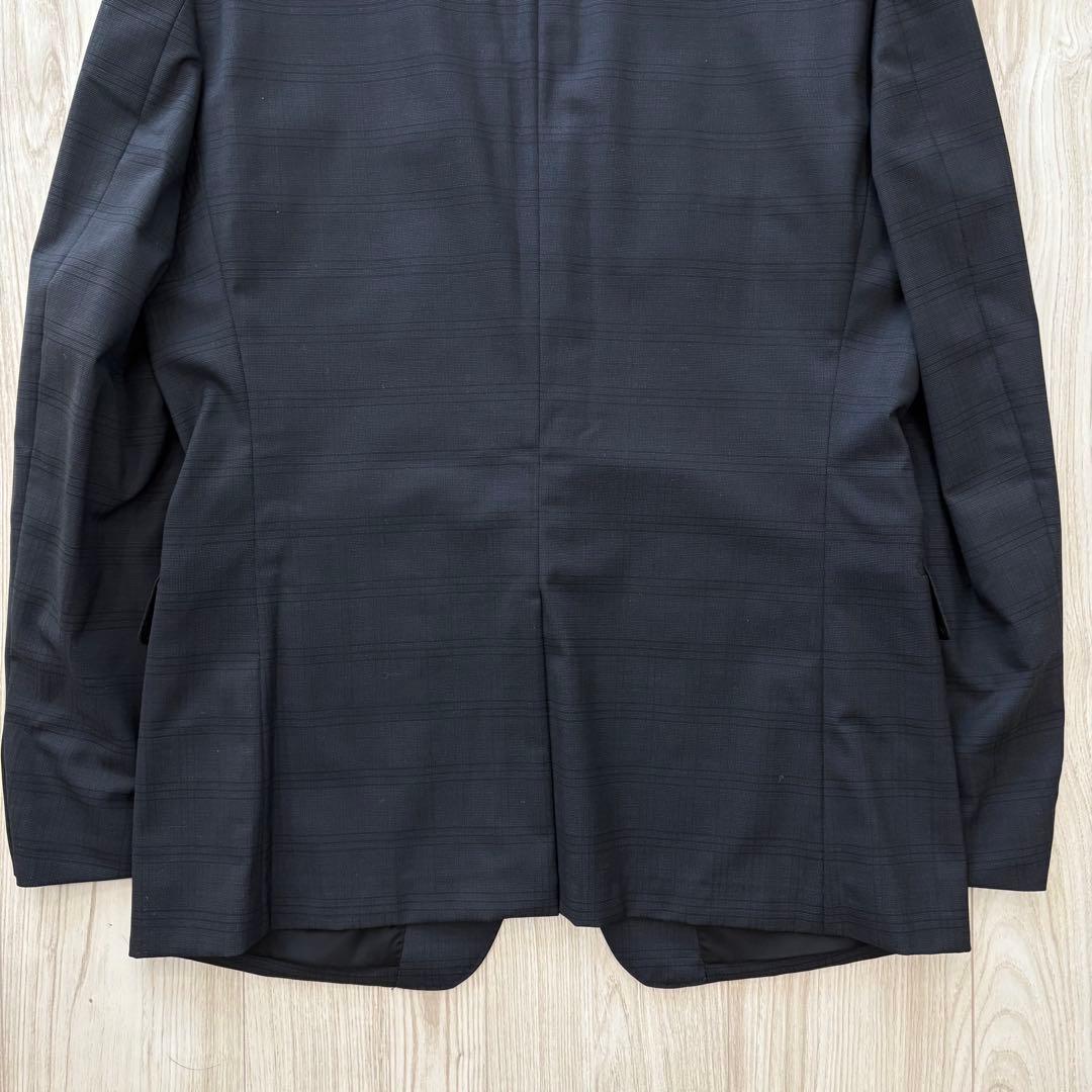 【美品】MAJI スリーピース スーツ A6 L チャコール チェック シルク混