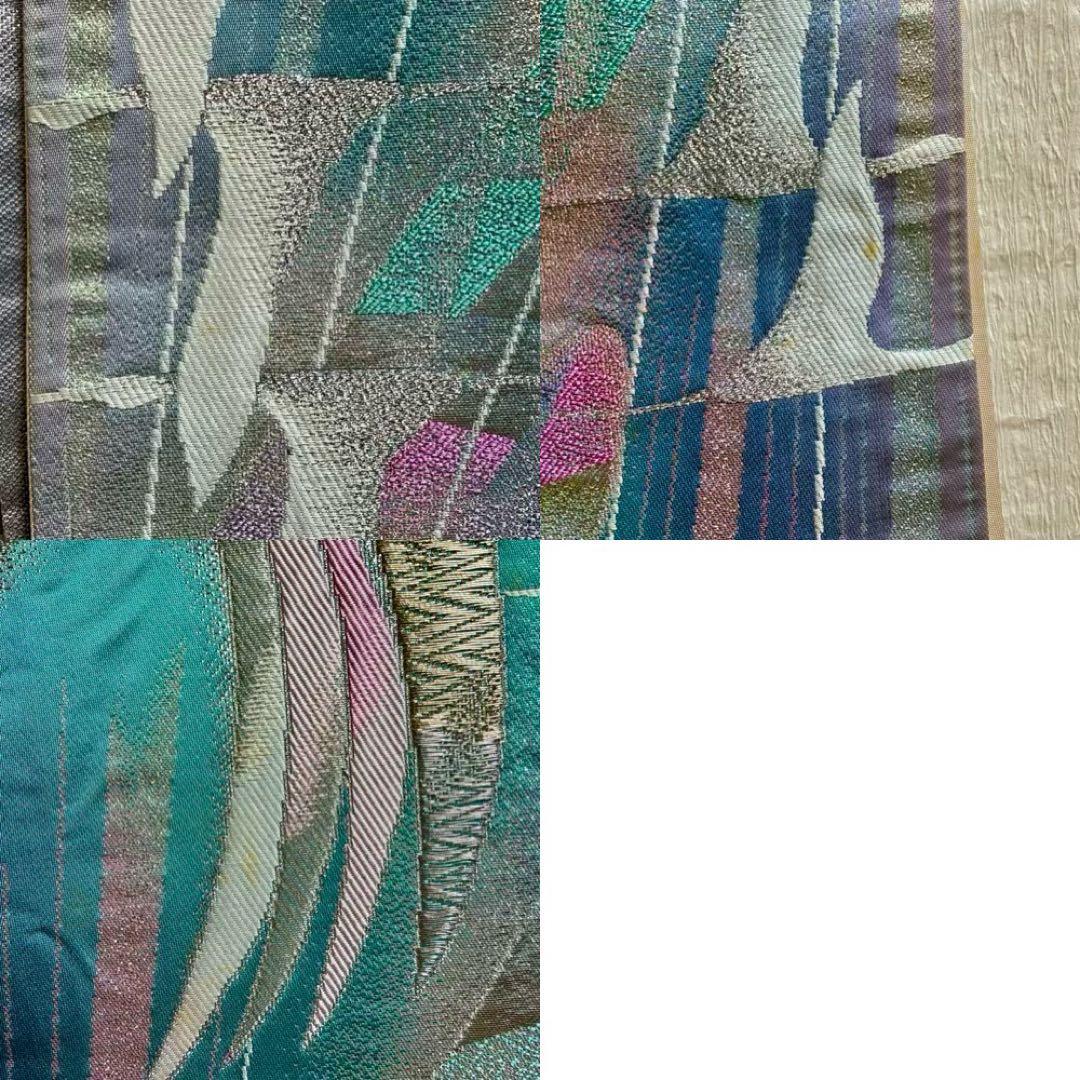 振袖一式セット　振袖/長襦袢/袋帯/他… 着丈160㎝以上　袖丈109㎝　ブルー