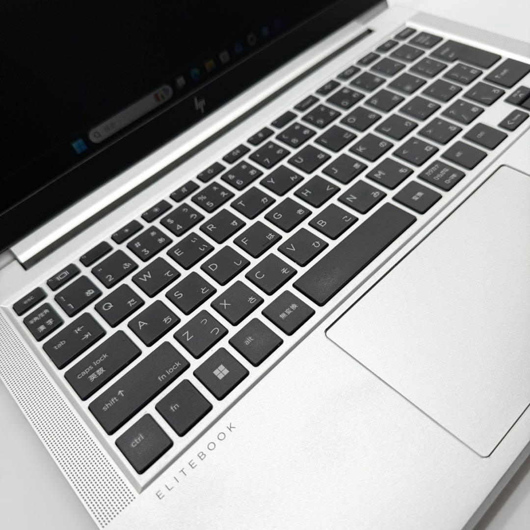 美品 HPノートパソコン 12世代 静音NVMe256 指紋認証 11Pro