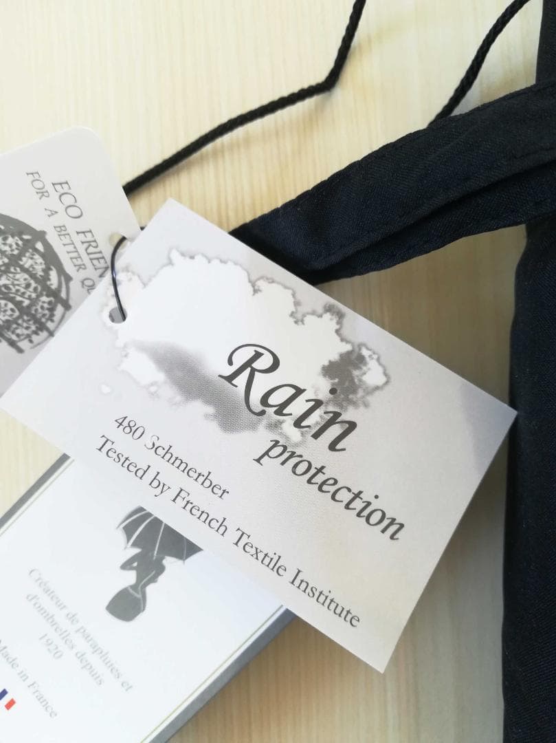 ☆新価格☆ Guy de jean 折畳み傘 雨/日兼用：スコッティ（ブラック）