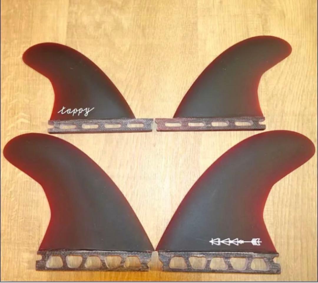 サーフィン・ボディボード TRUE AMES TAPPY QUAD 4F IN TINT RED