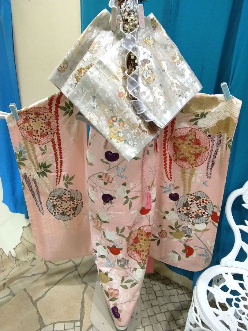 振袖フルセット、正絹振袖、成人式、帯揚げ、帯締め、西陣袋帯、長襦袢