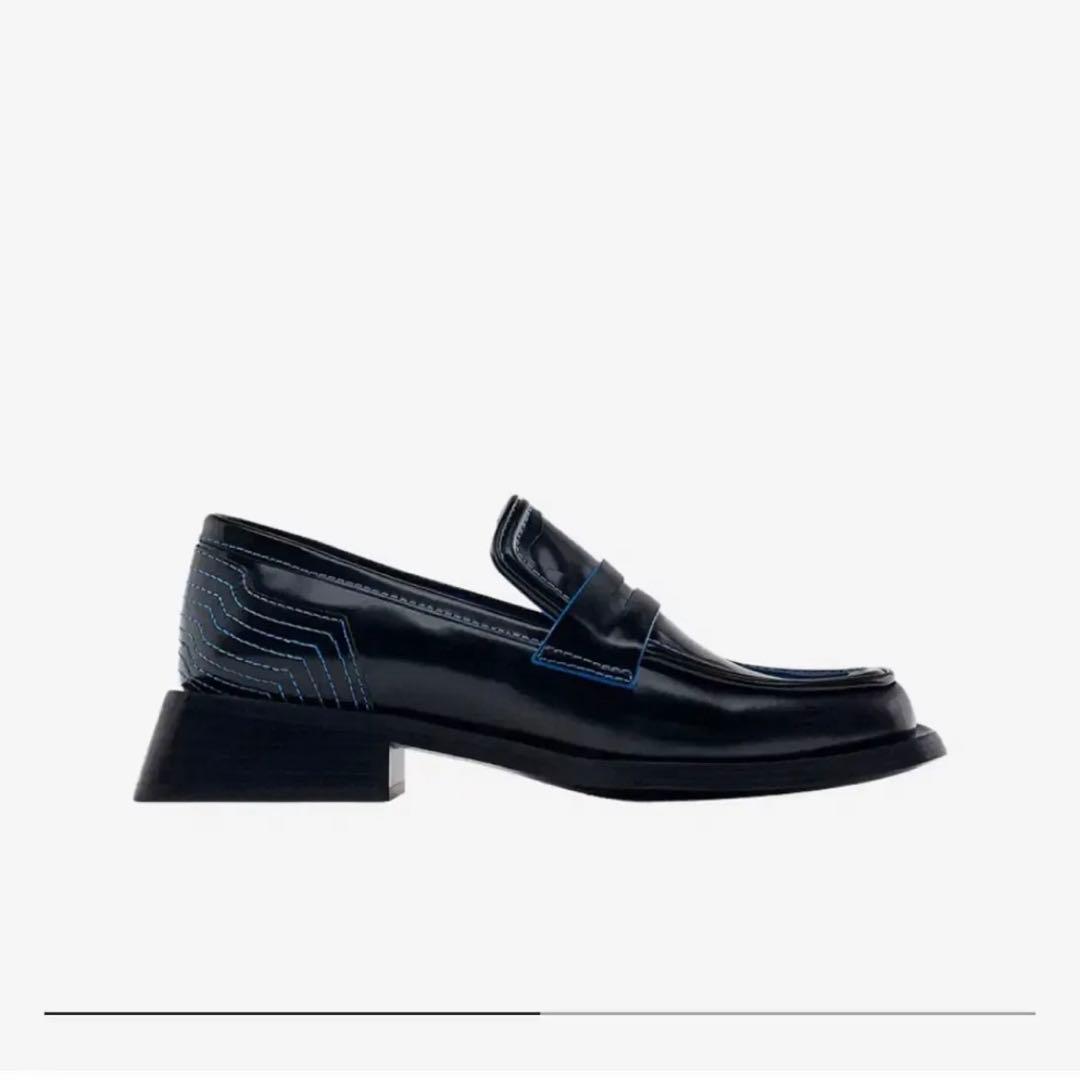 ADERERROR × ZARA レザーローファー　　　 momentum