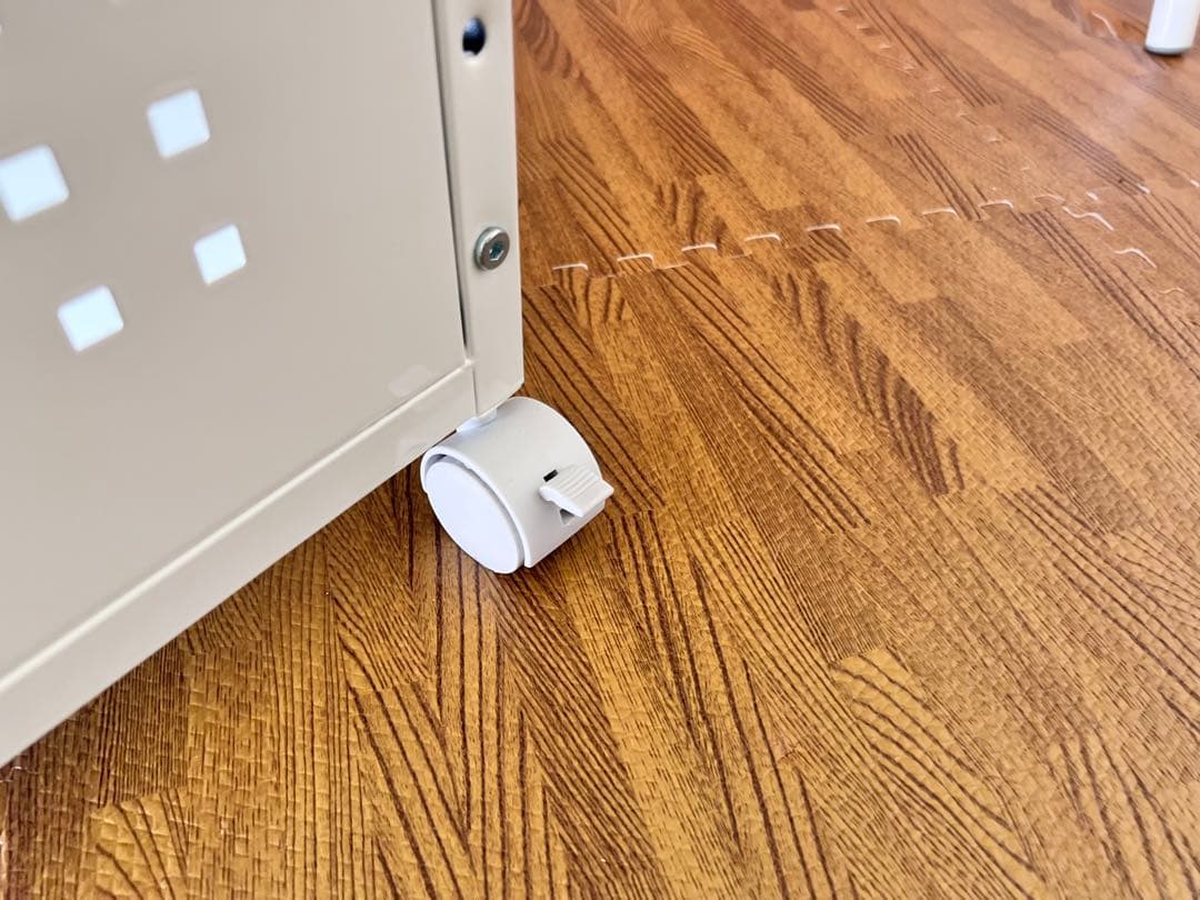 送料込★美品★ディノス　頑丈押し入れ収納ワゴン ホワイト幅45 白　キャスター付