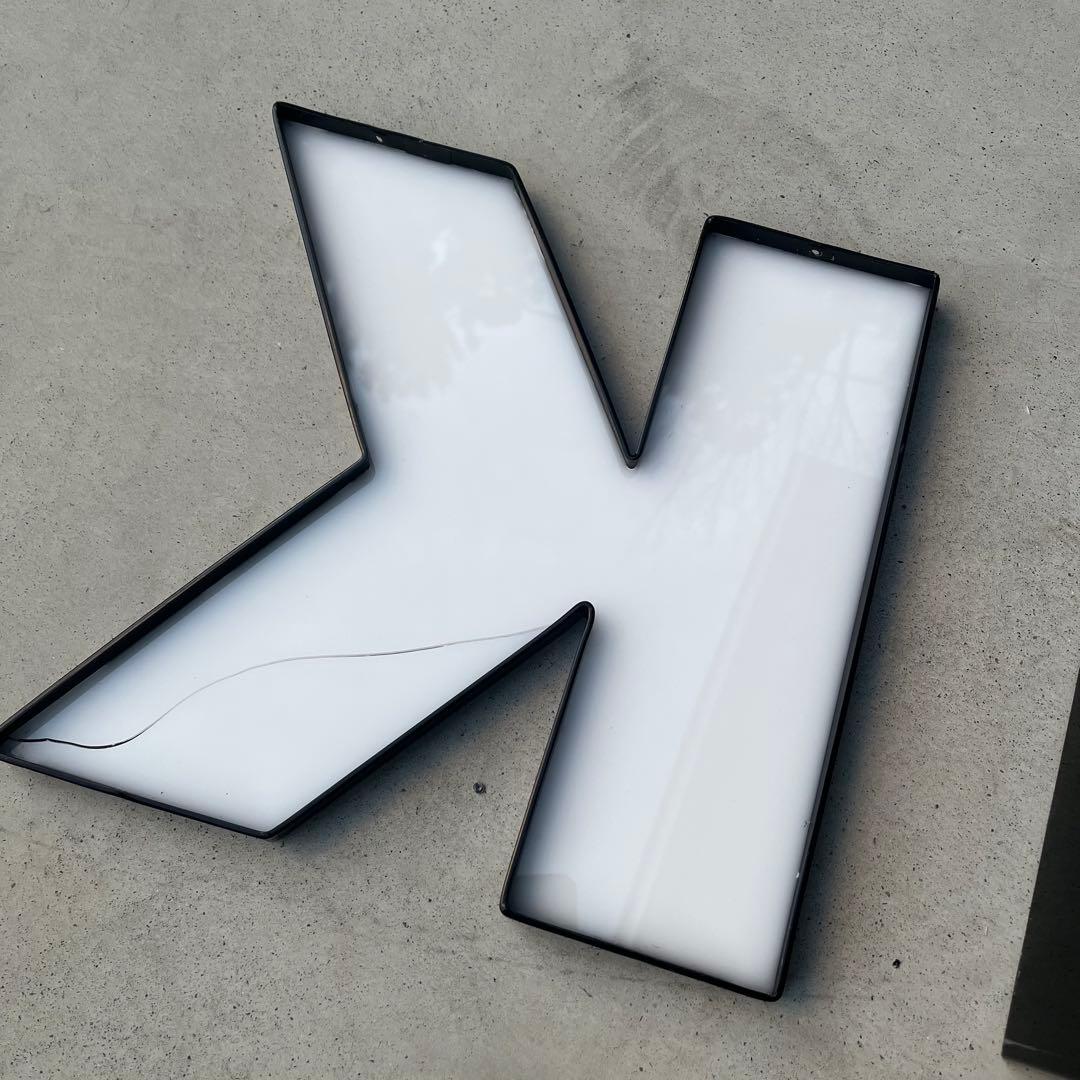 K 看板 アルファベット レターサイン 文字 アメリカ ビンテージ アンティーク