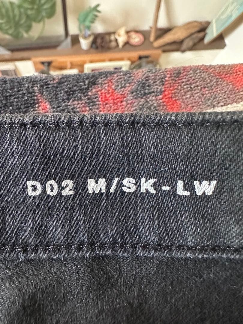 SAINT LAURENT PARIS エディ期ブラックスキニーデニムパンツ