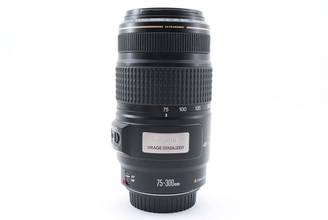 美品/手ブレ補正搭載CANON EF 75-300㎜ F4-5.6 IS USM