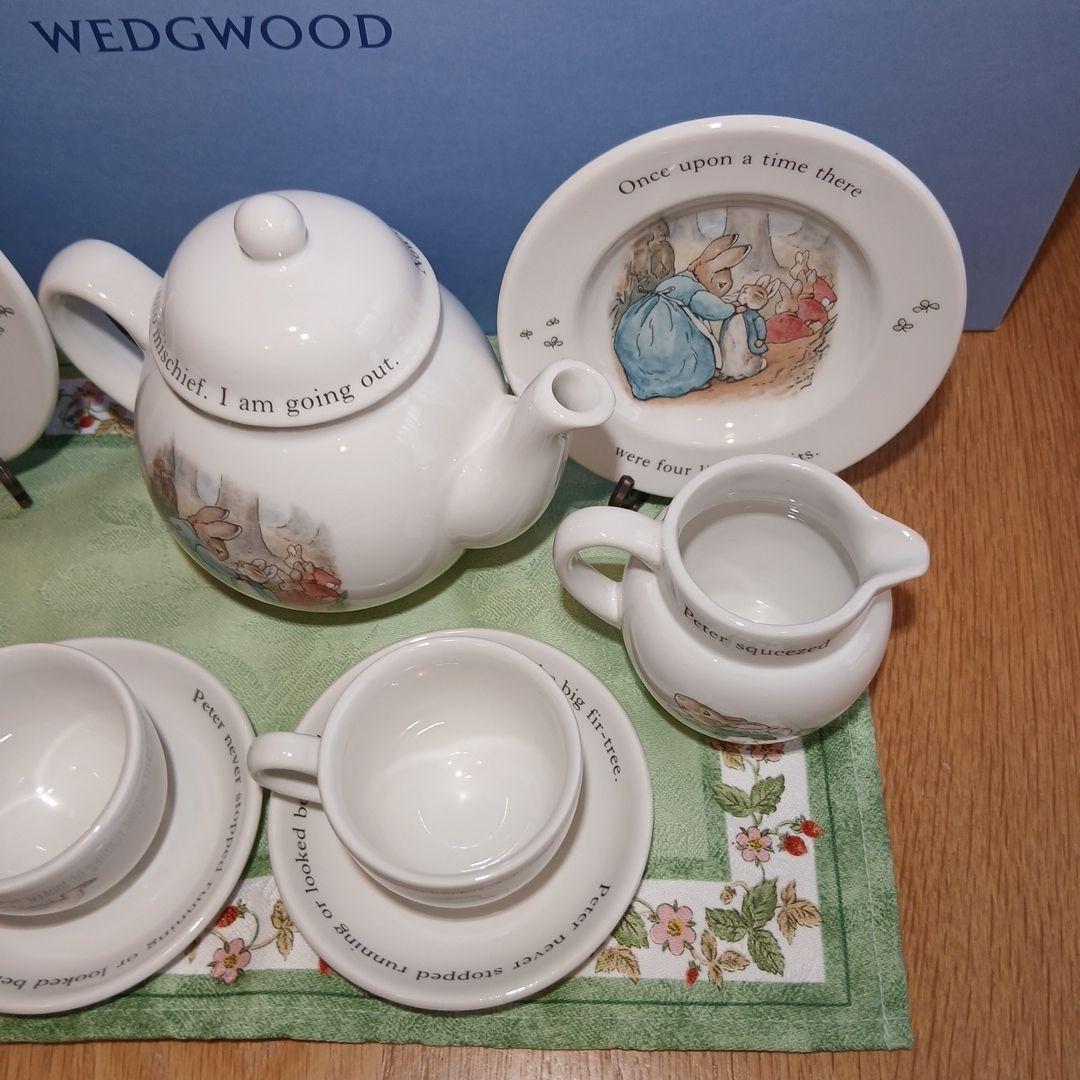 ウェッジウッド　ピーター・ラビット　ミニチュア　ティーセット
