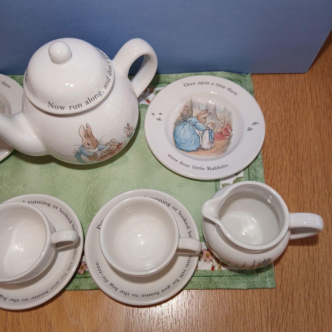 ウェッジウッド　ピーター・ラビット　ミニチュア　ティーセット